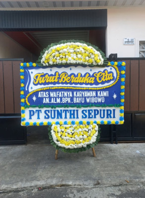 Papan Bunga Duka di SURABAYA